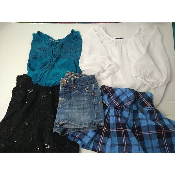 Girls 6-8 5 Piece Fall Spring Summer Bundle School Clothes - Picture 1 of 15